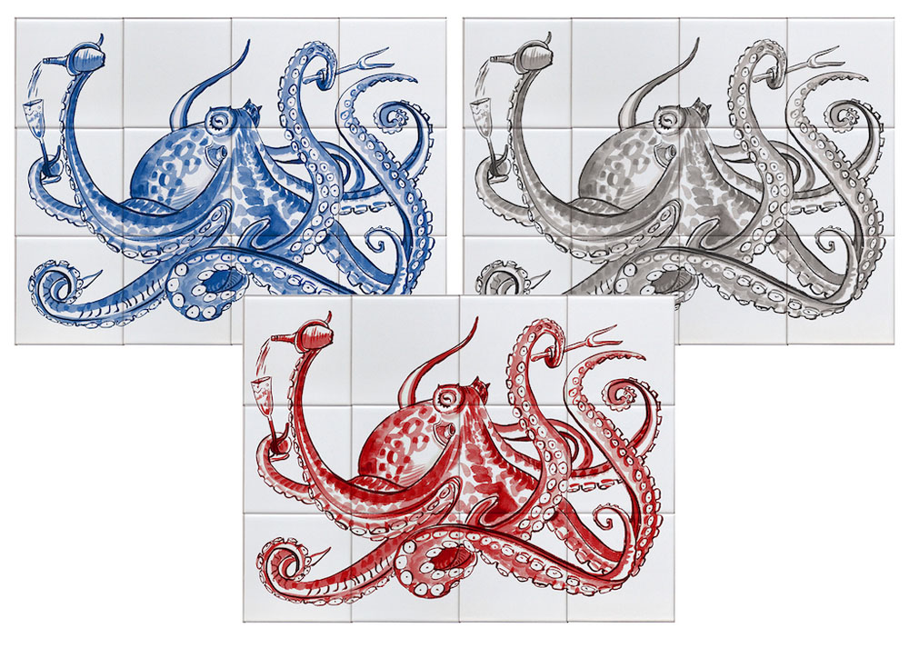 tile panel octopus