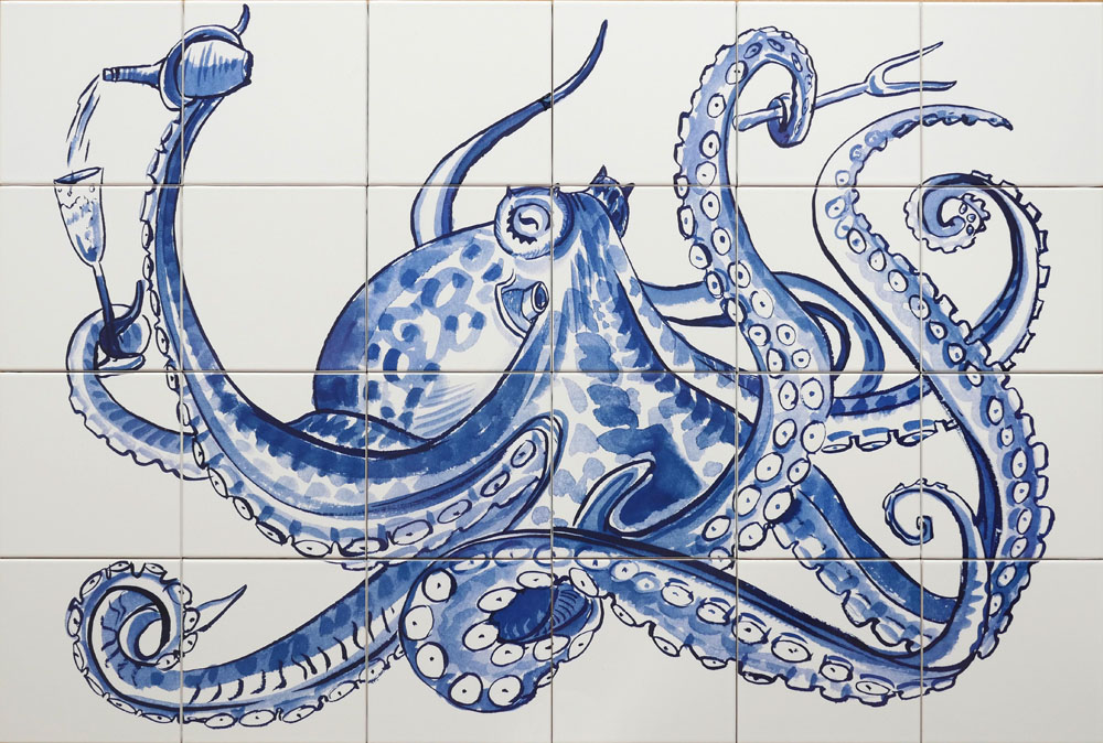 tile panel octopus