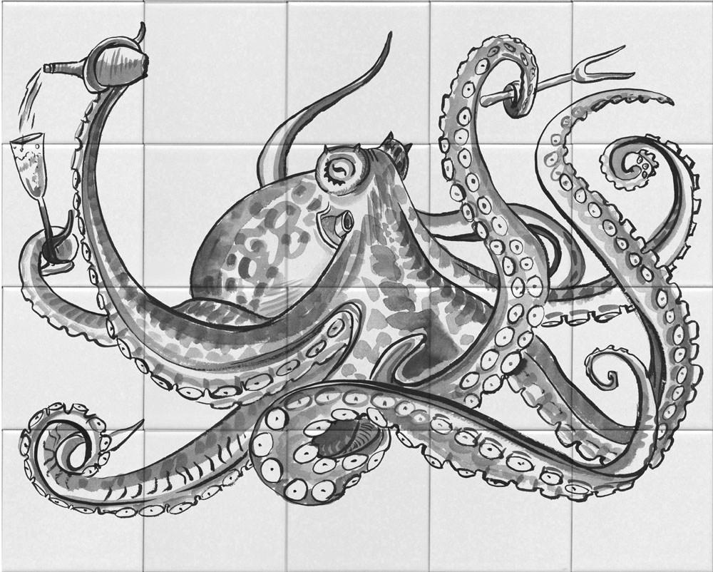 tile panel octopus