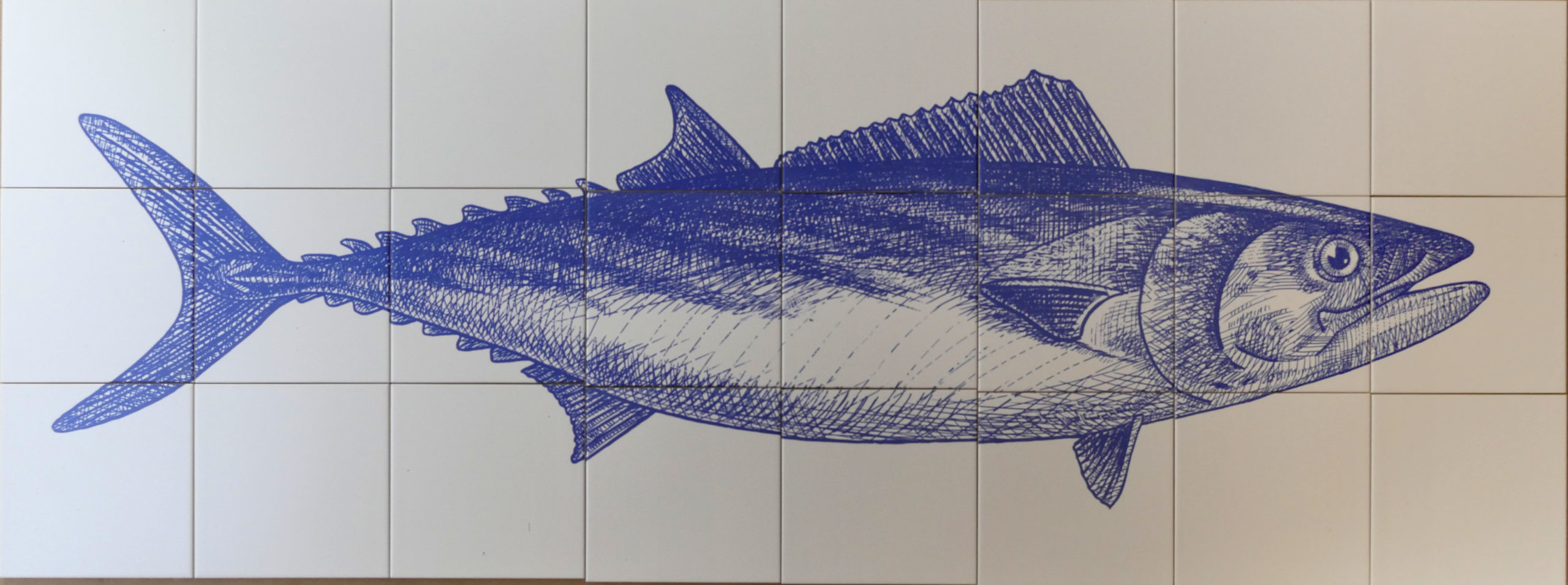 tonijn tegel tableau