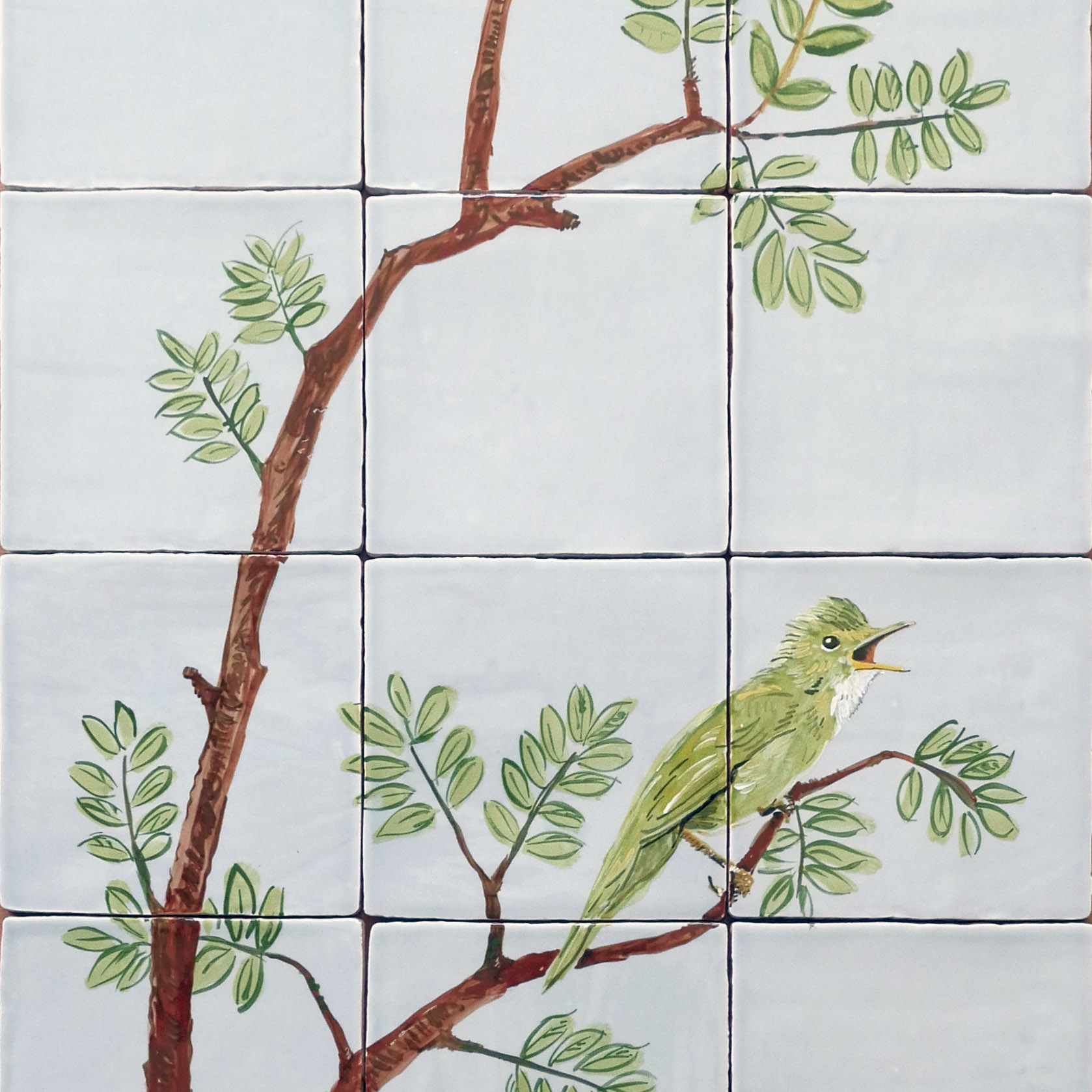 Tile panel birds