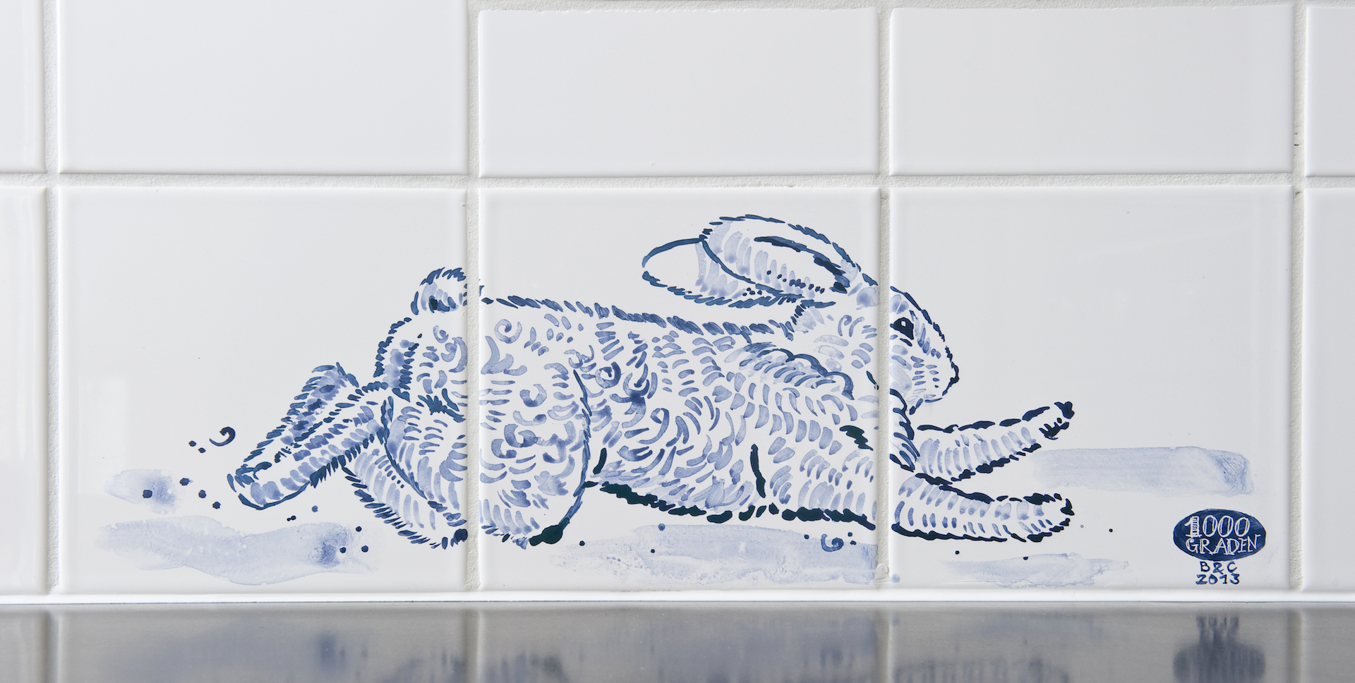 Rabbit tile panel