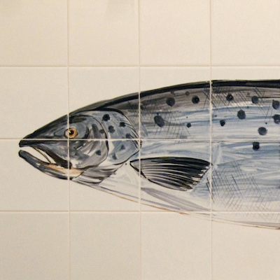 fish tile panel