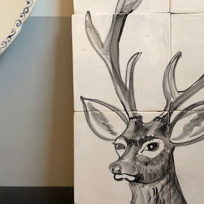 deer tile panel