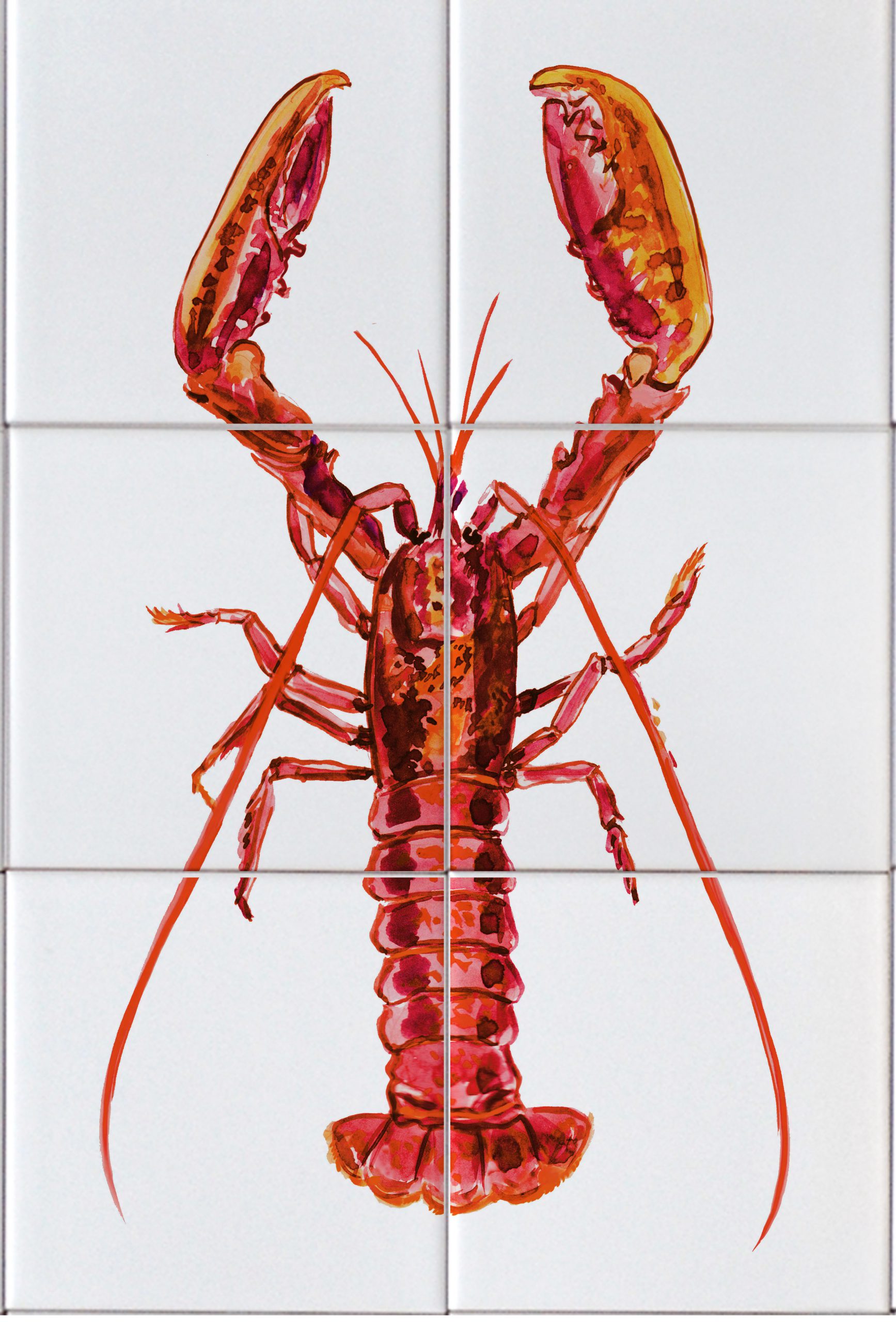 Lobster tile panel