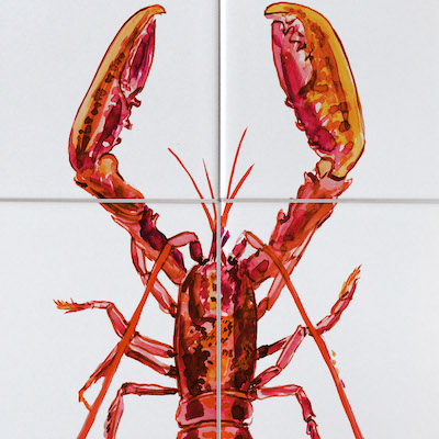 Lobster tile panel