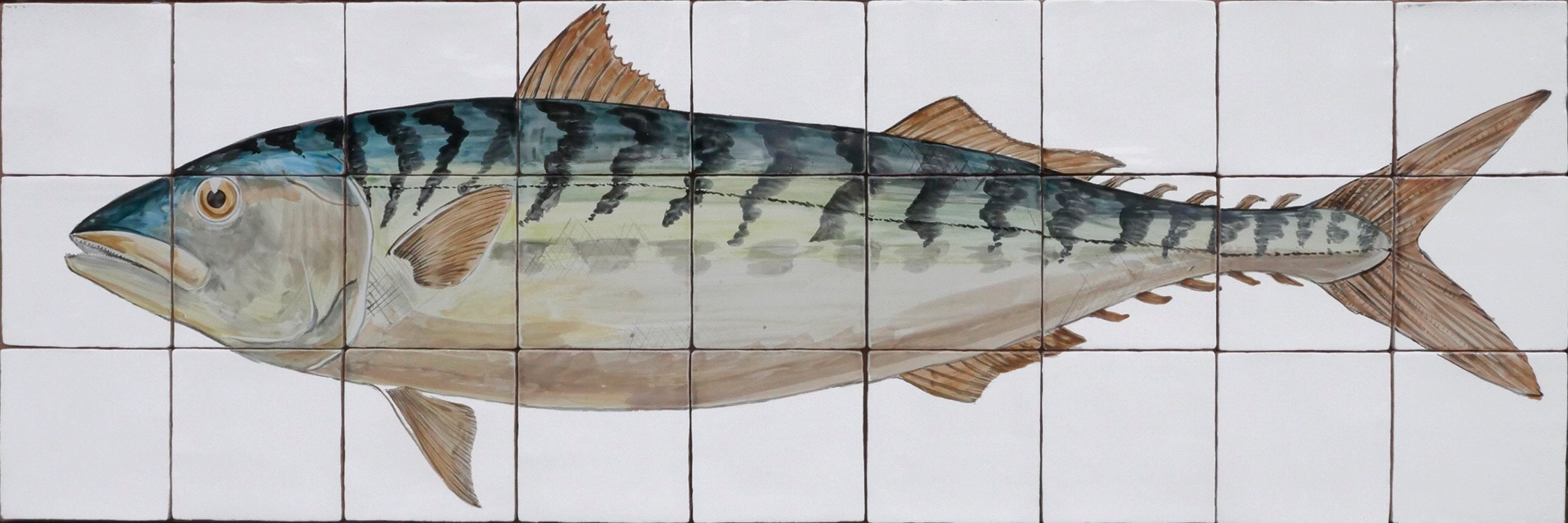 Mackerel tile panel