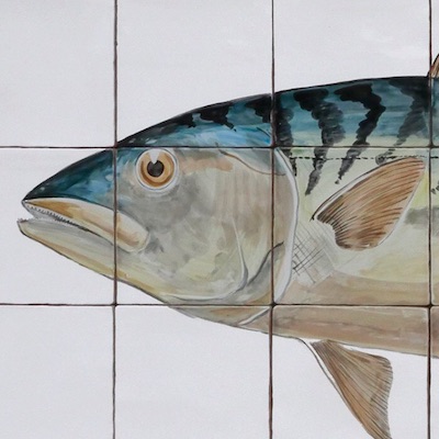 Mackerel tile panel