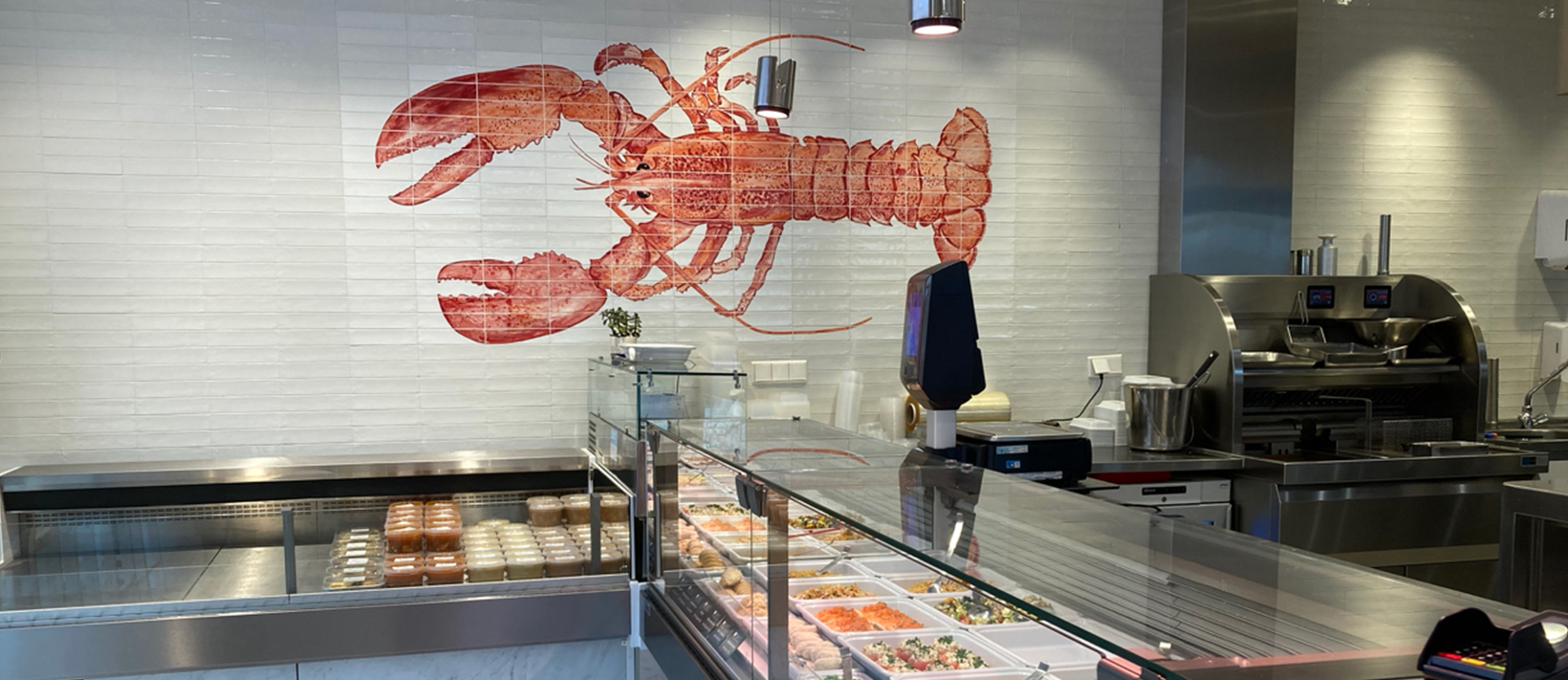 lobster tile panel
