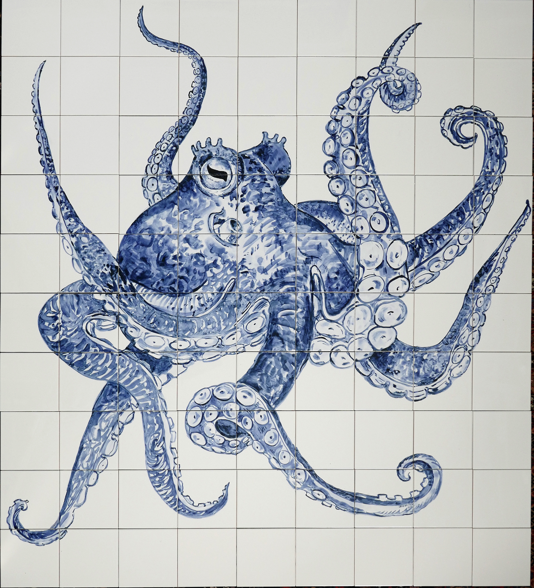 tile panel octopus